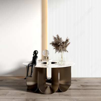 现代茶几3D模型下载